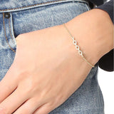 chain link pave bracelet