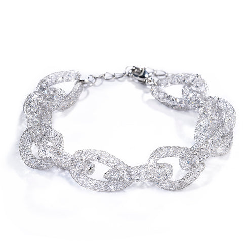 crystal link bracelet
