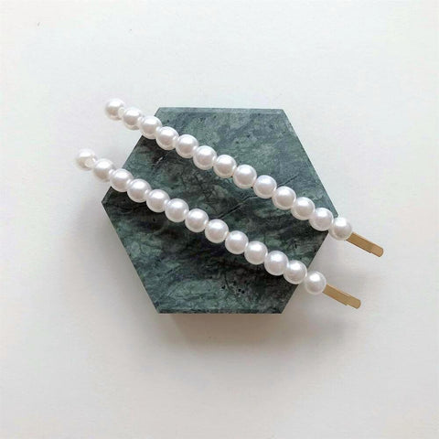 the jewel fix pearl skinny barrette set