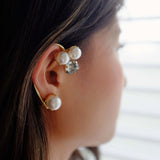 Earrings - PEARL EAR CUFF